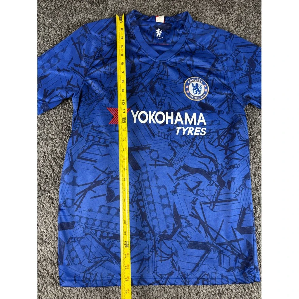 Chelsea FC 2019-20 Pulisic 22 Home Jersey Blue Soccer Shirt Mens Medium